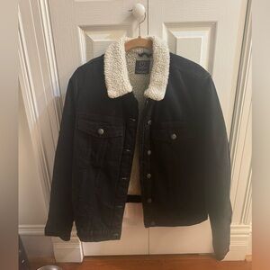 Black Jean winter coat